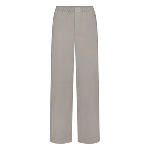 Skims Cotton Poplin Sleep Pant - Silver